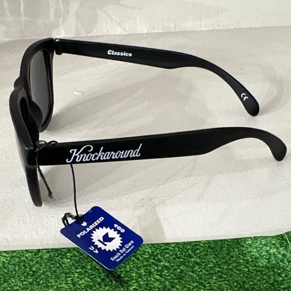 Knockaround Black Sunglasses with Smoke Lenses - Picture 5 of 5